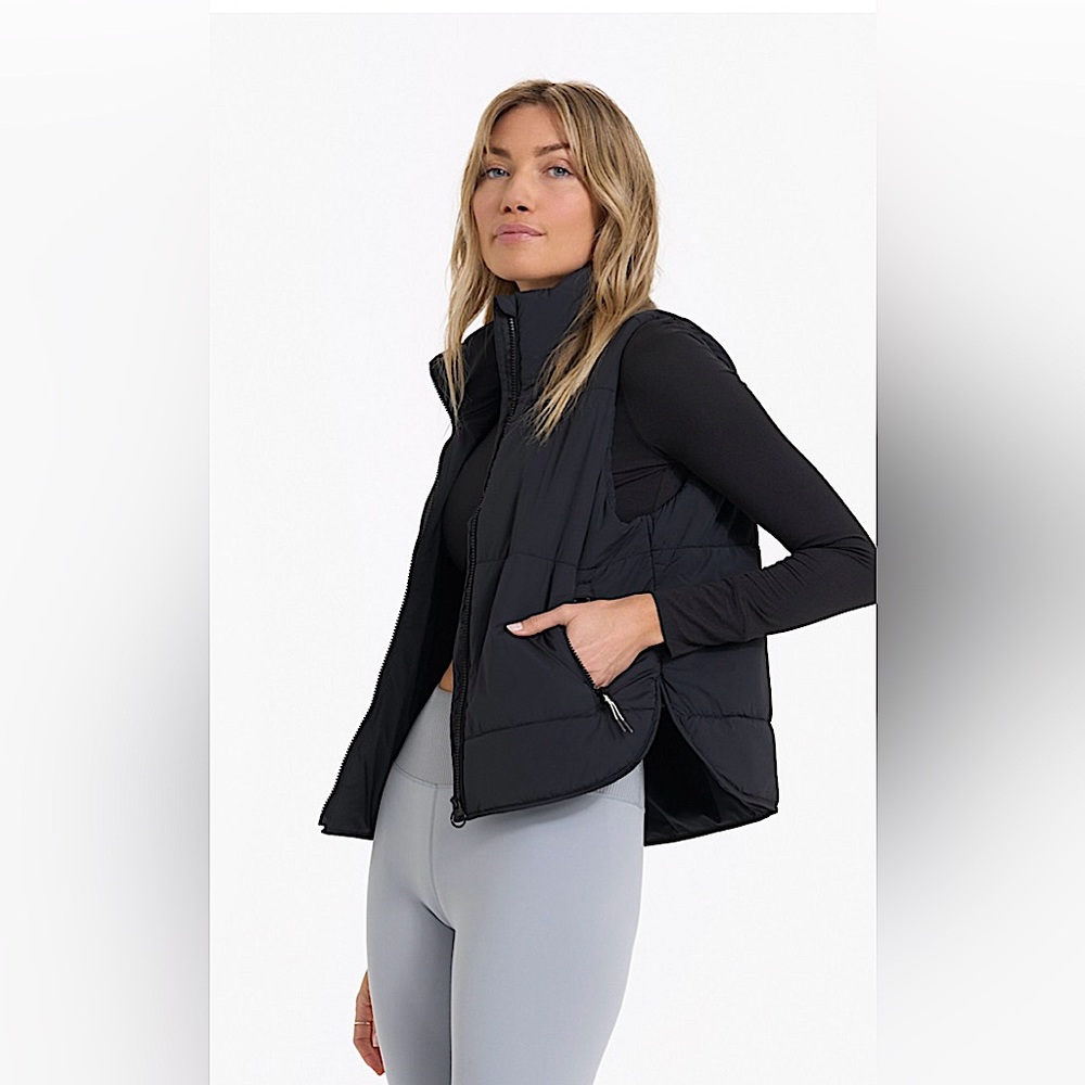 Vuori Black Puffer Vest
